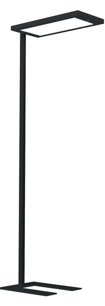 Waldmann LED подова лампа Lavigo Core DPS 12500/840/R/G1 черна, сензор, Затъмняване, Черен, кабинет / офис, Метал, Модерен, Изправен прожектор