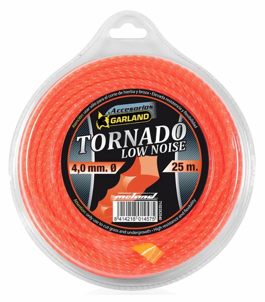 Тример за нишка Garland Tornado X 71023X2540 25 m 4 mm Ниско ниво на шум