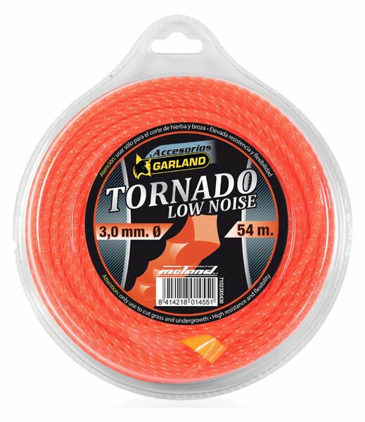 Тример за нишка Garland Tornado X 71023X5430 3 mm 54 m Ниско ниво на шум