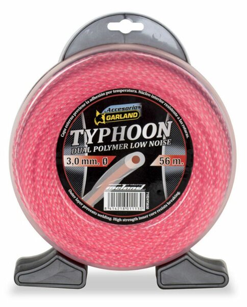 Тример за нишка Garland Typhoon 71024Y5630 56 m 3 mm Двуслоен