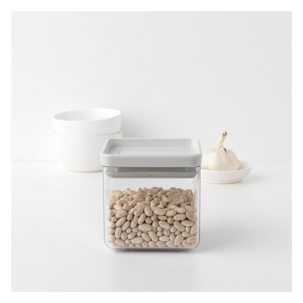 Буркан за съхранение Brabantia Tasty+ 1001156, 0.7, Светлосив