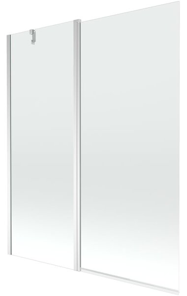 Mexen Flip двукрилен параван за вана 140 x 150 см, прозрачен, хром - 894-140-101-01-00