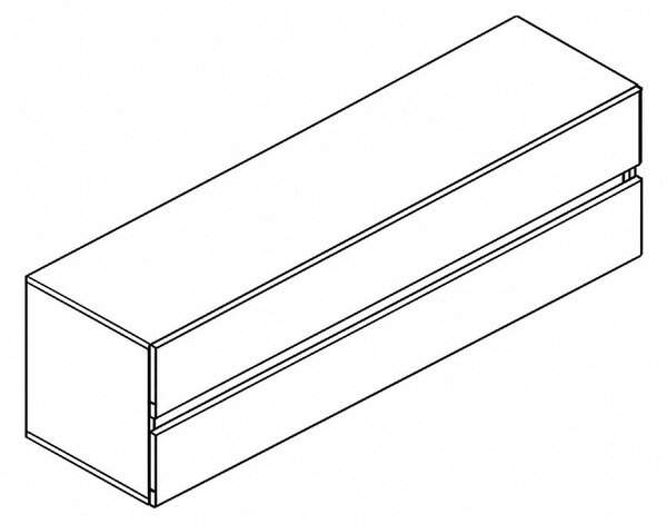 ТВ шкаф London RTV2S - 50 x 49.5 x 42.5 cm, кашмир / антрацит