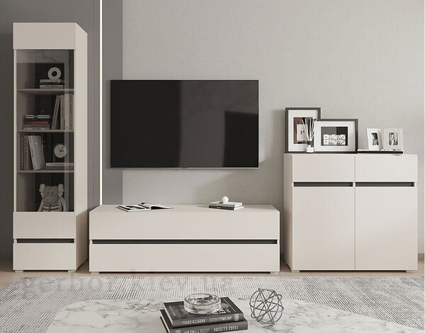 ТВ шкаф London RTV2S - 50 x 49.5 x 42.5 cm, кашмир / антрацит