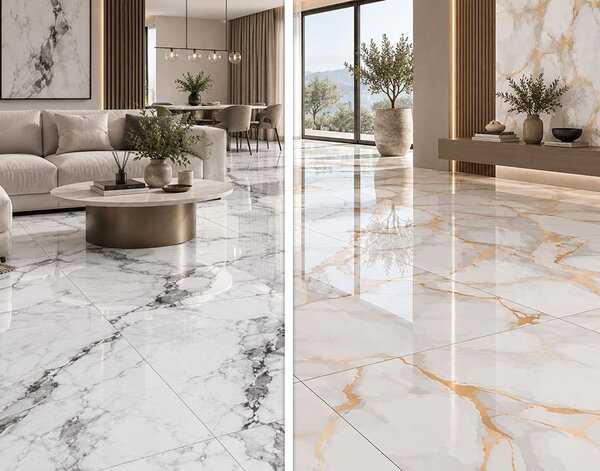 Гранитогрес Carrara - 60 x 120 cm, различни цветове