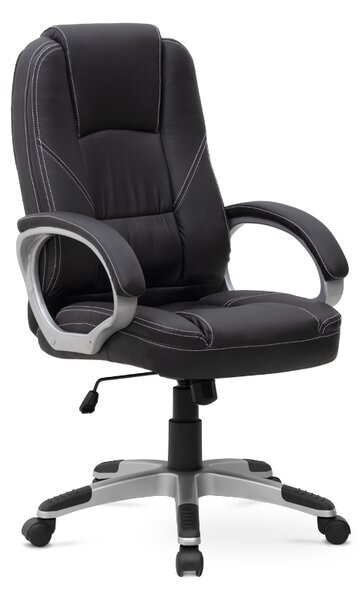 Офис стол Robie TopMebel от PU кожа в черен цвят 64x62x108/118cm