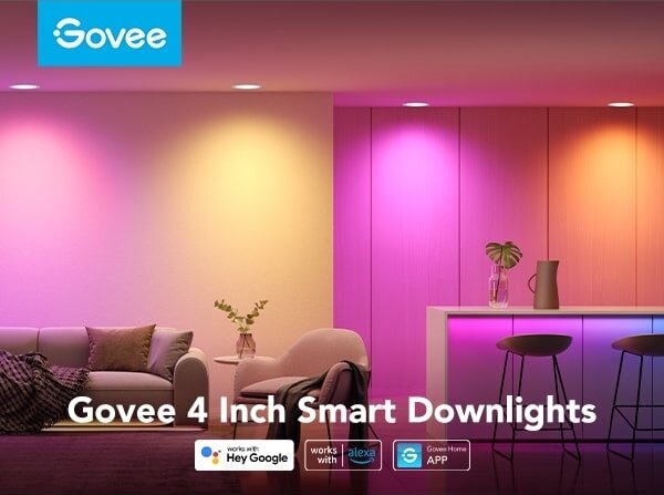 Govee - К-кт 2x LED RGBWW Лампа за вграждане LED/11W/230V Smart 2700-6500K