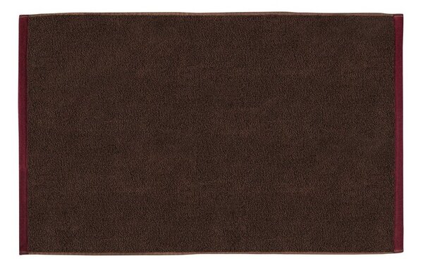 Кафяв килим за баня от органичен памук 50x80 cm Soft – Mette Ditmer Denmark