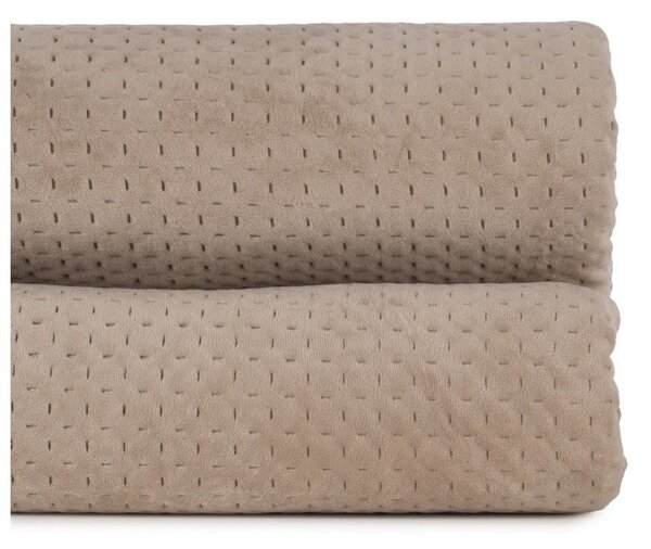 Бежово капитонирано покривало за легло 240x260 cm – Ixia