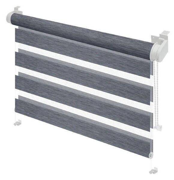 Антрацитна ролетна щора ден и нощ 57x150 cm Zebra Silvalin – Gardinia