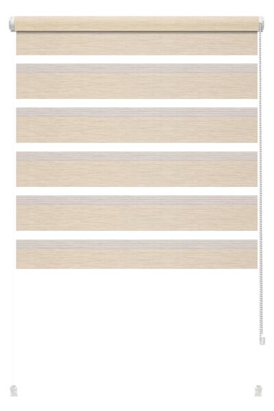 Кремава ролетна щора ден и нощ 97x150 cm Zebra Silvalin – Gardinia