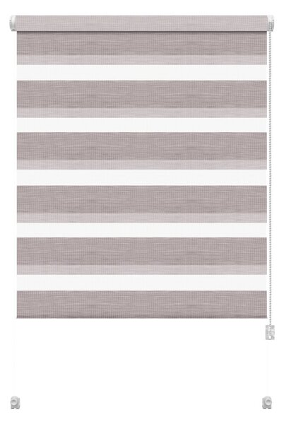 Кафяво-сива ролетна щора ден и нощ 42,5x150 cm Zebra Silvalin – Gardinia