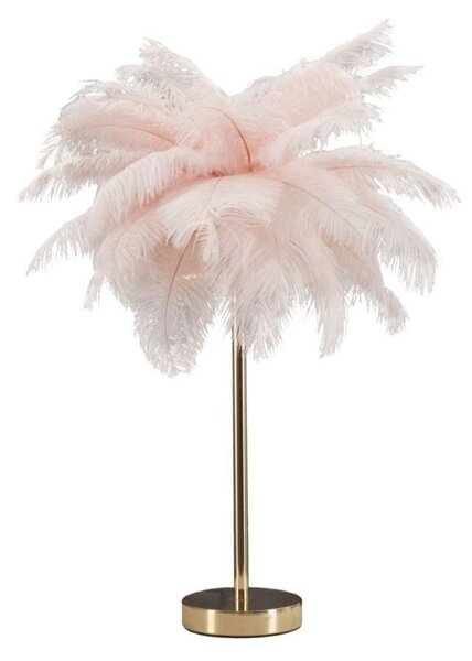 Розова/златистa настолна лампа (височина 55 cm) Palm Pink – Mauro Ferretti