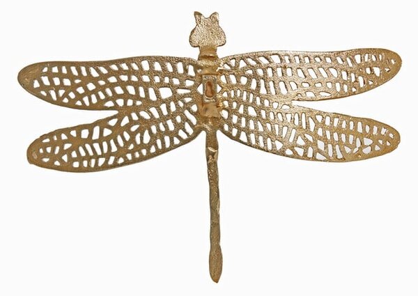 Метална декорация за стена 36x24 cm Dragonfly – Light & Living