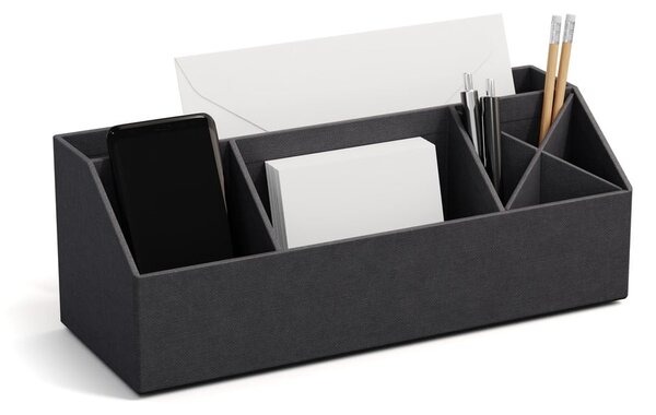 Картонен органайзер за канцеларски материали Elisa Canvas Paper Laminate – Bigso