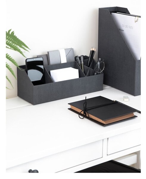 Картонен органайзер за канцеларски материали Elisa Canvas Paper Laminate – Bigso