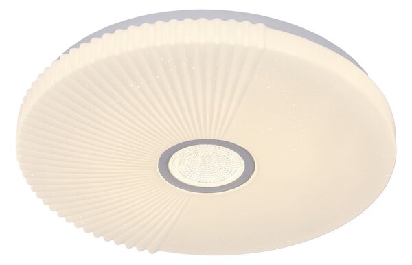 Бяло LED осветително тяло за таван 38x38 cm Sunny – Candellux Lighting