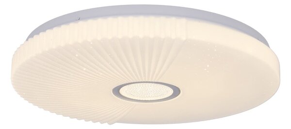 Бяло LED осветително тяло за таван 38x38 cm Sunny – Candellux Lighting