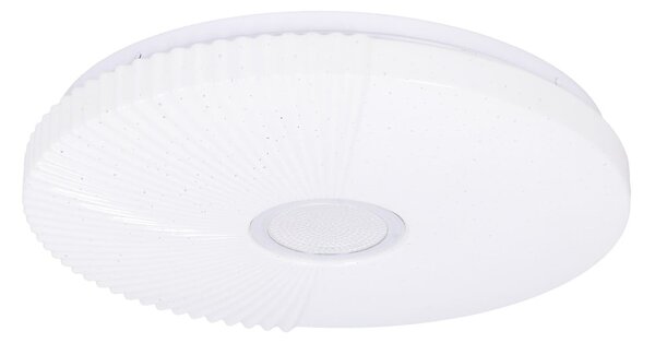 Бяло LED осветително тяло за таван 38x38 cm Sunny – Candellux Lighting