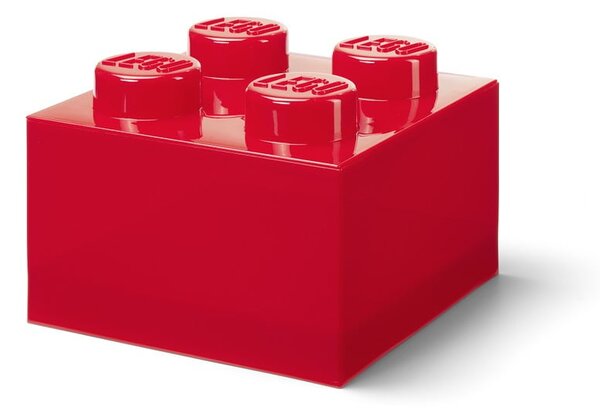 Червена пластмасова детска кутия за съхранение 25x25x18 cm – LEGO®