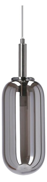 Антрацит LED висящо осветително тяло със стъклен абажур ø 13 cm Fiuggi – Candellux Lighting