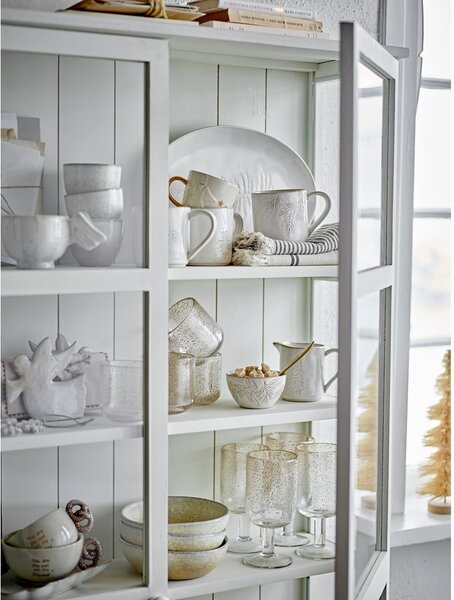 Кремава глинена чаша с коледен мотив 300 ml Winter – Bloomingville
