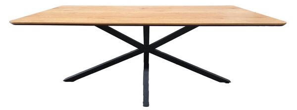 Трапезна маса с дъбов плот 90x160 cm Cesura – Unique Furniture