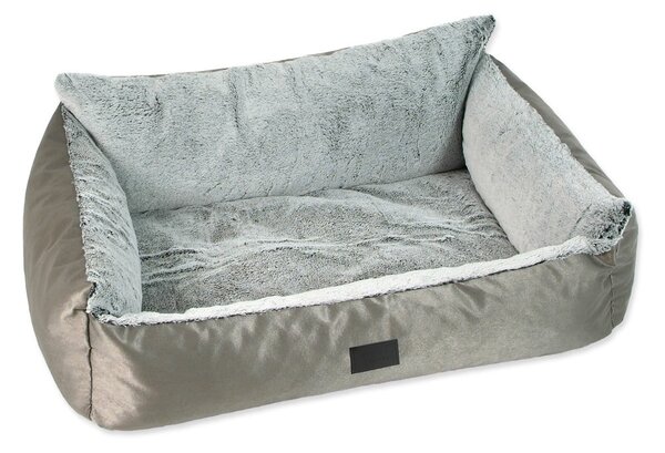 Легло за домашни любимци в сребрист цвят 58x46 cm Dog Fantasy Lux Platinum – Plaček Pet Products