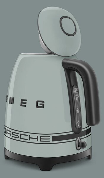 Електрическа кана SMEG Porsche KLF03PSGEU, 2400 W, 1.7 л, 360° основа, Гланцово покритие, Зелен