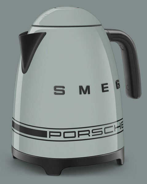 Електрическа кана SMEG Porsche KLF03PSGEU, 2400 W, 1.7 л, 360° основа, Гланцово покритие, Зелен