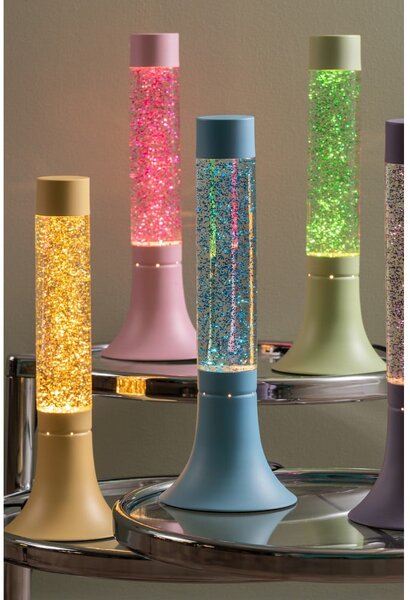Зелена настолна лампа със стъклен абажур (височина 37,5 cm) Astro Glittler – Leitmotiv