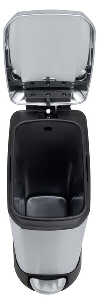 Кошче за боклук с педал от неръждаема стомана в сребрист цвят 12 l Design – Wenko