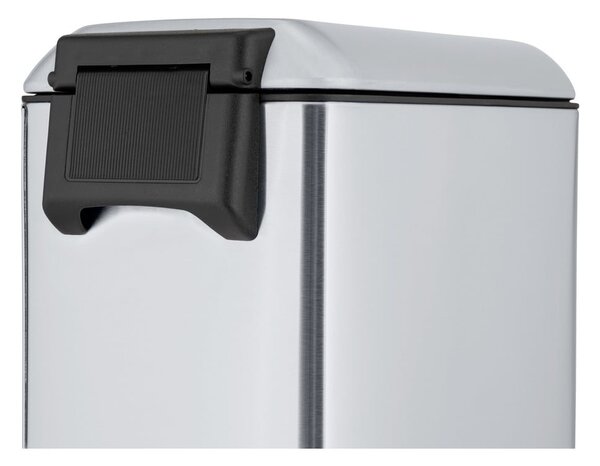 Кошче за боклук с педал от неръждаема стомана в сребрист цвят 12 l Design – Wenko