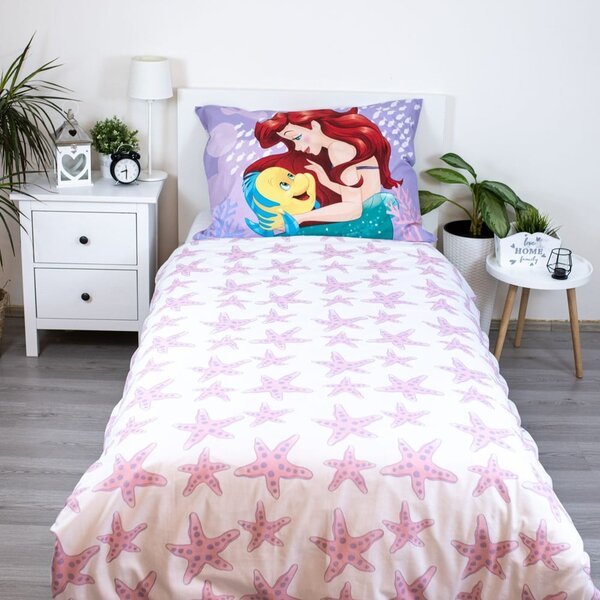 Единично памучно детско спално бельо 140x200 cm Ariela "Pink" – Jerry Fabrics