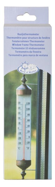 Термометър за прозорец в бронзов цвят, височина 25 cm - Esschert Design