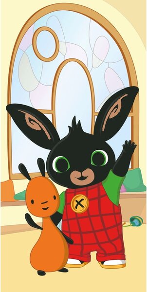 Памучна детска кърпа 70x140 cm Bing "Hoppity" – Jerry Fabrics