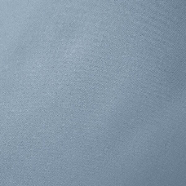 Син еластичен чаршаф от памук перкал 185x200 cm Cotton Percale – Bianca
