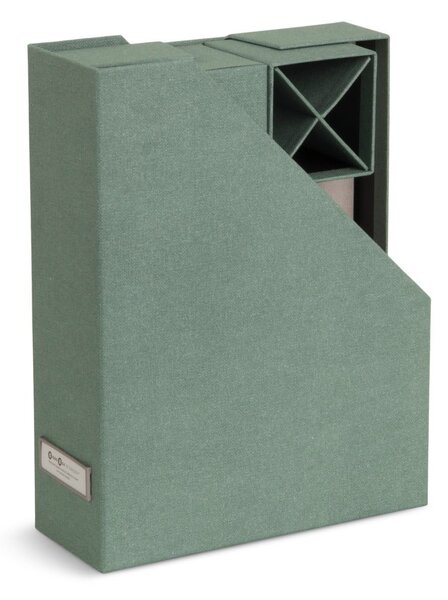 Картонени органайзери в комплект от 4 бр. Hugo Canvas Paper Laminate – Bigso