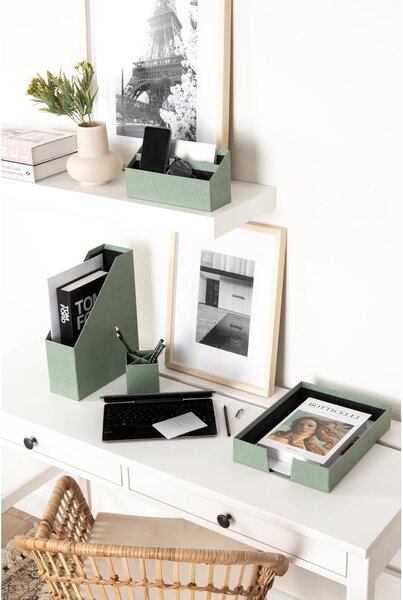Картонени органайзери в комплект от 4 бр. Hugo Canvas Paper Laminate – Bigso
