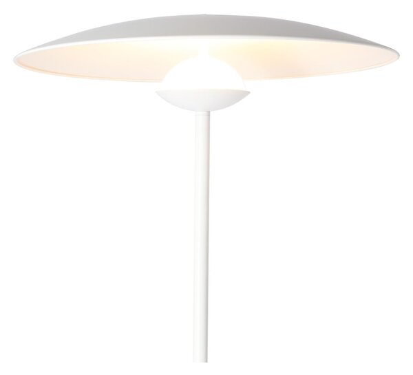 Бяла LED подова лампа с метален абажур (височина 140 cm) Lund – Candellux Lighting