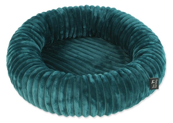 Тъмнозелено легло за домашни любимци ø 40 cm Dog Fantasy Stripe – Plaček Pet Products