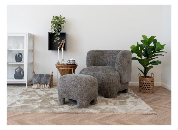 Сива табуретка Nazare – House Nordic