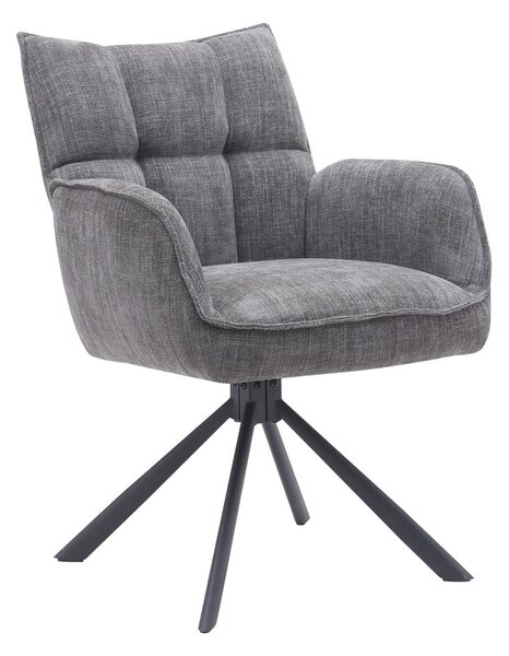 Сиви тапицирани трапезни столове в комплект 2 бр. Marilla – Unique Furniture