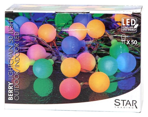 Цветна светлинна верига Partylights , дължина 7,35 м Berry - Star Trading