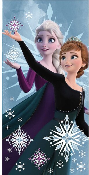 Памучна детска кърпа 70x140 cm Frozen "Snowflake" – Jerry Fabrics