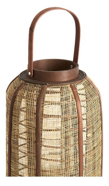 Дървен/текстилен фенер (височина 34,5 cm) Serein – Light & Living