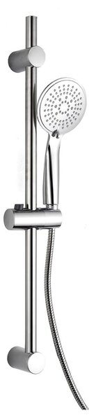 Пластмасов душ комплект от в матово сребрист цвят с ръчен душ 70 cm Hydro – douceur d'intérieur