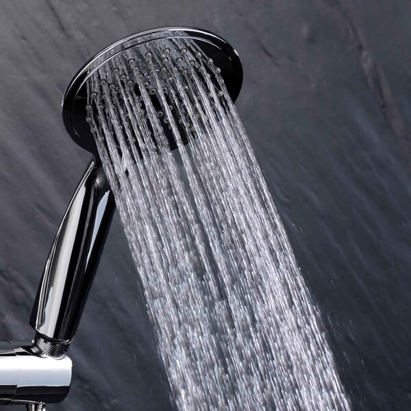 Пластмасов душ комплект от в матово сребрист цвят с ръчен душ 70 cm Hydro – douceur d'intérieur
