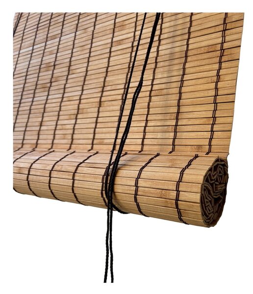 Бамбукова ролетна щора в естествен цвят 60x160 cm Zeva – Gardinia