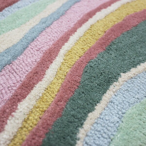 Ръчно изработен вълнен килим 160x230 cm Abstract Flow – Flair Rugs
